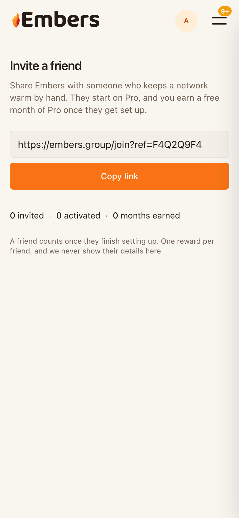 Invite a friend to Embers